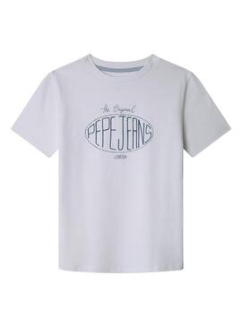Maglietta Pepe Jeans Dalon bianca per bambino
