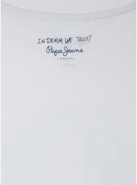 Maglietta Pepe Jeans Dalon bianca per bambino