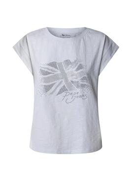 Maglietta Pepe Jeans Rolene bianca per donna