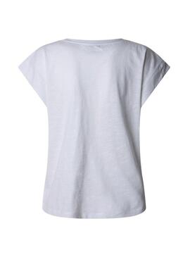 Maglietta Pepe Jeans Rolene bianca per donna