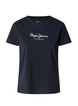 Maglietta Pepe Jeans Macy blu marino per donna