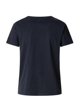 Maglietta Pepe Jeans Macy blu marino per donna