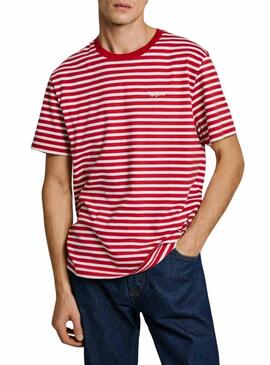 Maglietta Pepe Jeans Cane rossa per uomo