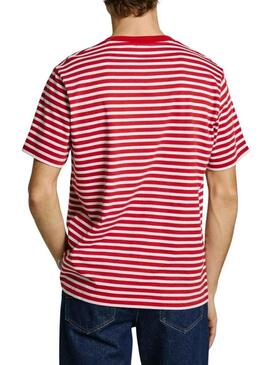 Maglietta Pepe Jeans Cane rossa per uomo