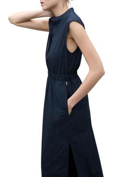 Abito Ecoalf Mika blu marino per donna