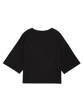 Maglietta Puma Leo Luxe nera per donna.