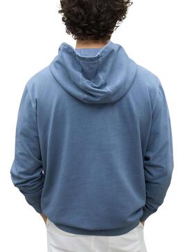 Felpa Ecoalf Barca blu per uomo.