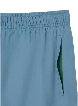 Costume da bagno Lacoste blu ad asciugatura rapida per uomo