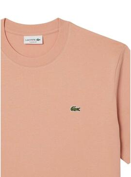 Maglietta Lacoste con logo corallo per uomo