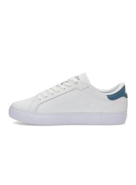 Sneakers Lacoste Powercourt bianche in pelle da uomo.