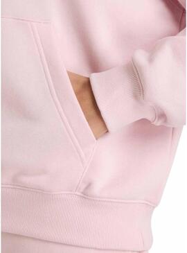 Felpa rosa New Balance Basic per donna