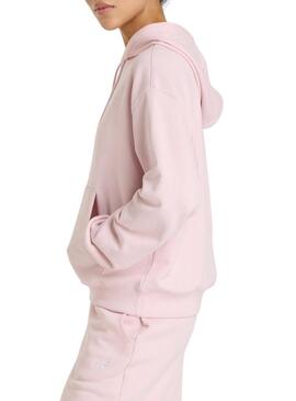 Felpa rosa New Balance Basic per donna