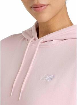 Felpa rosa New Balance Basic per donna