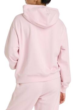 Felpa rosa New Balance Basic per donna