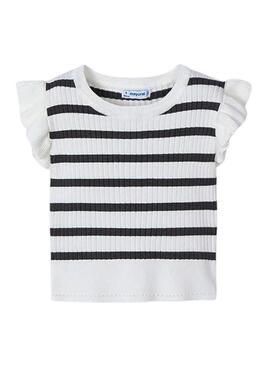 Maglia a coste righe Mayoral per bambina