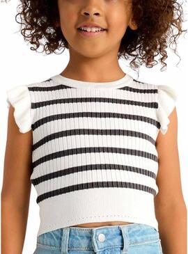 Maglia a coste righe Mayoral per bambina
