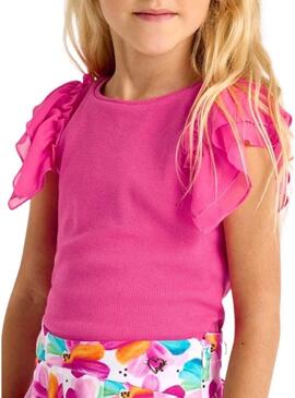 Top Mayoral rosa per bambina