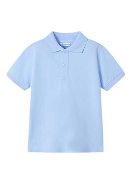 Polo Mayoral basic in granito blu per bambino