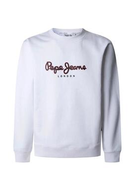 Felpa Pepe Jeans Duke bianca per uomo