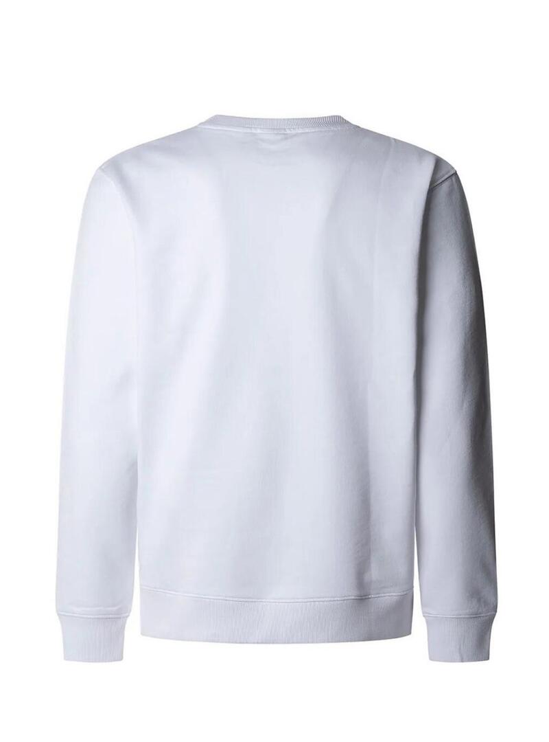 Felpa Pepe Jeans Duke bianca per uomo