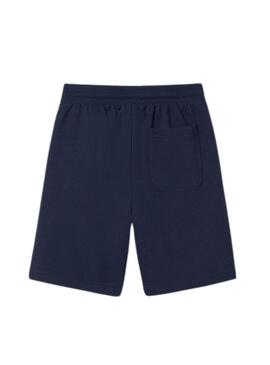 Bermuda sportiva base blu marino per bambino