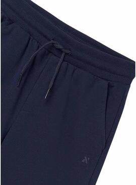 Bermuda sportiva base blu marino per bambino