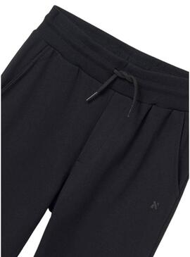 Pantaloni sportivi Mayoral basic neri per bambino