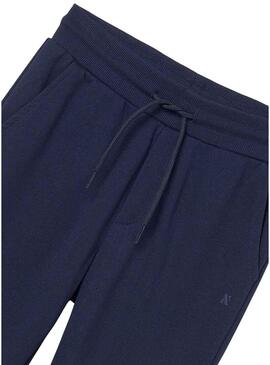 Pantaloni sportivi basici Mayoral blu marino per bambino.