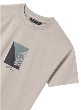 Maglietta Mayoral Citizens beige per bambino