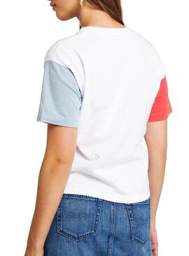 T-Shirt Pepe Jeans Afida Bianco Donna