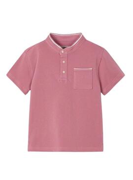 Polo Mayoral colletto mao rosa per bambino