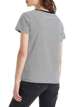 Maglietta Levi's Perfect V Neck a righe per donna
