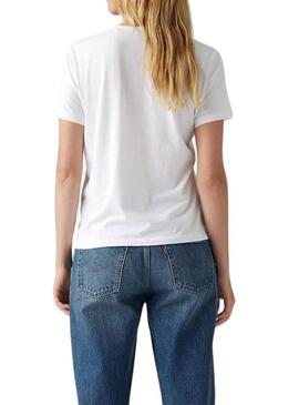 Maglietta Levi's Graphic Iconic Tee bianca per donna