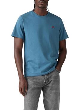 Maglietta Levi's Hosemark Tee blu per uomo