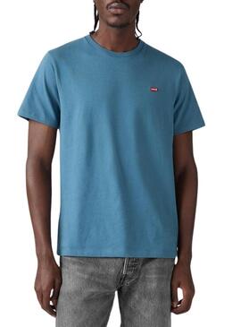 Maglietta Levi's Hosemark Tee blu per uomo