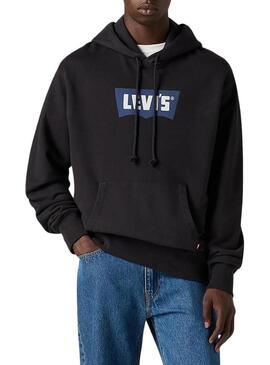 Felpa Levi's Premium nera per uomo