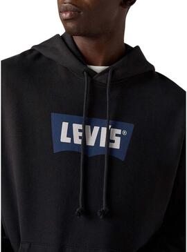 Felpa Levi's Premium nera per uomo