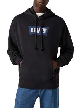 Felpa Levi's Premium nera per uomo