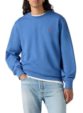 Felpa Levis originale blu per uomo