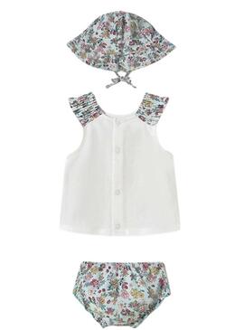 Set Mayoral 3 pezzi bagno fiori per bambini