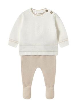 Set Mayoral con polainas y jersey per neonato