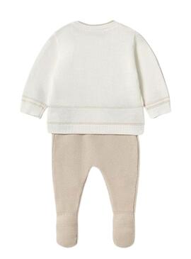 Set Mayoral con polainas y jersey per neonato