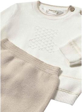 Set Mayoral con polainas y jersey per neonato