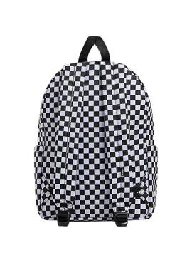 Zaino Vans Old Skool Grom Check nero per bambini.
