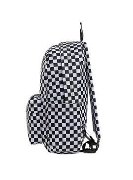 Zaino Vans Old Skool Grom Check nero per bambini.