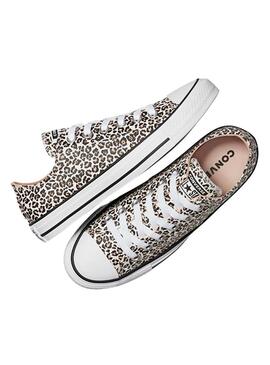 Sneakers Converse Chuck Taylor leopardate per donna.