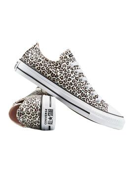 Sneakers Converse Chuck Taylor leopardate per donna.
