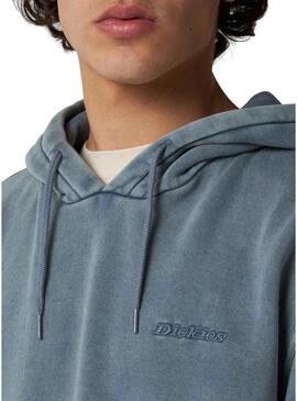 Felpa Dickies Plentywood con cappuccio blu per uomo