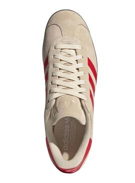 Sneakers Adidas Gazelle beige per uomo.