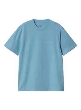 Maglietta Carhartt Script blu per donna